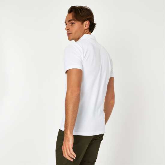 Jack Wills Aldgrove Classic Polo Бяло Мъжко облекло за едри хора