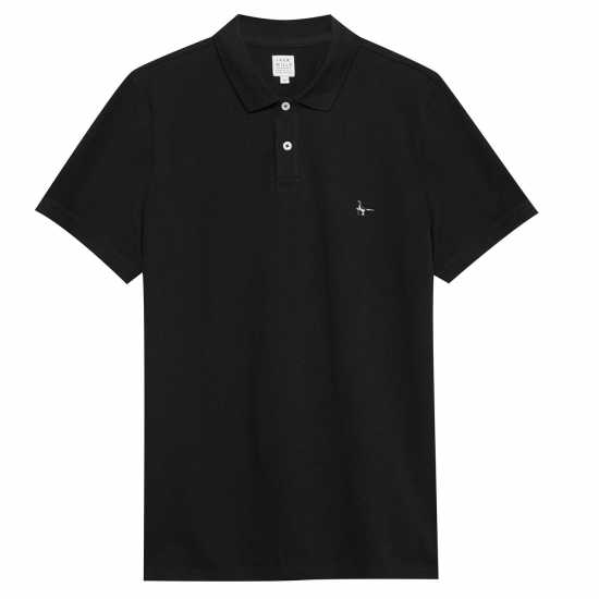 Jack Wills Aldgrove Classic Polo Черно Мъжко облекло за едри хора