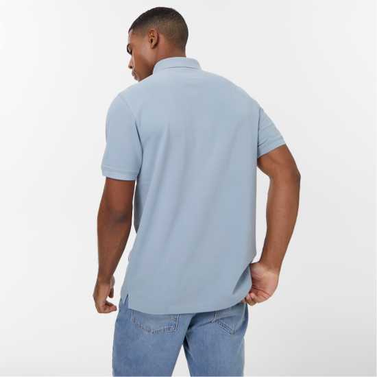 Jack Wills Aldgrove Classic Polo Powder Blue Мъжко облекло за едри хора