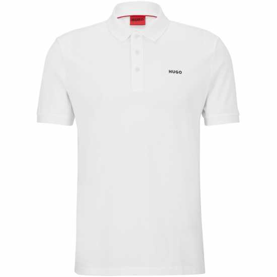 Hugo Мъжка Блуза С Яка Donos Polo Shirt Mens Бяло Мъжки тениски с яка