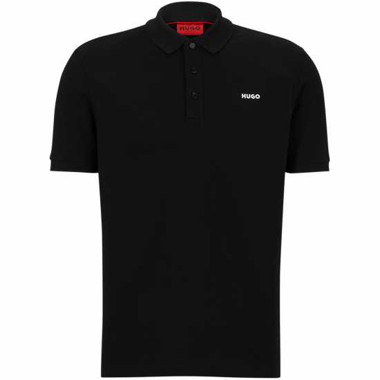 Hugo Мъжка Блуза С Яка Donos Polo Shirt Mens Черно Мъжки тениски с яка