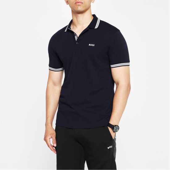 Hugo Boss Блуза С Яка Boss Paddy Polo Shirt Нави 402 Holiday Essentials