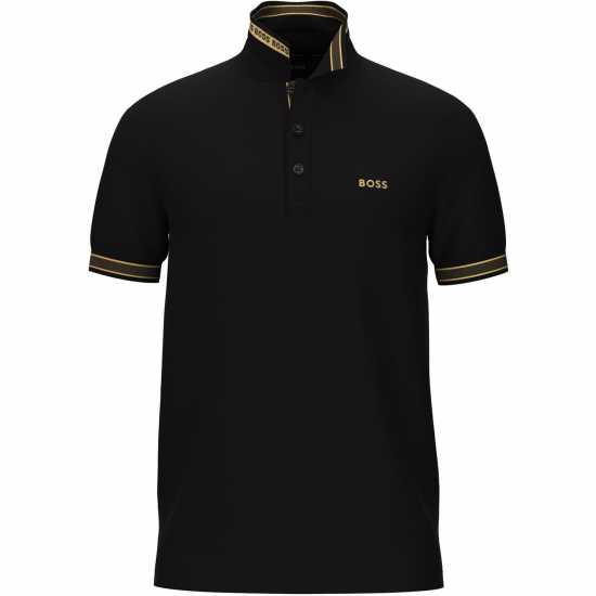 Hugo Boss Блуза С Яка Boss Paddy Polo Shirt Черно/Злато 005 Holiday Essentials