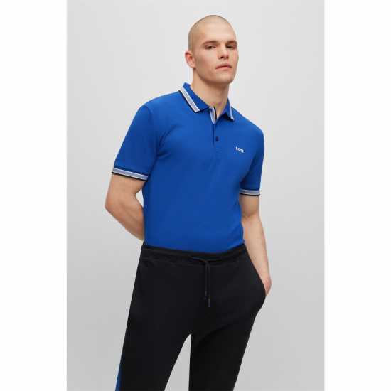 Hugo Boss Блуза С Яка Boss Paddy Polo Shirt Ярко синьо 438 Holiday Essentials