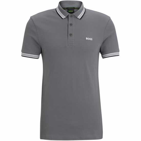 Hugo Boss Блуза С Яка Boss Paddy Polo Shirt Среден сив Holiday Essentials