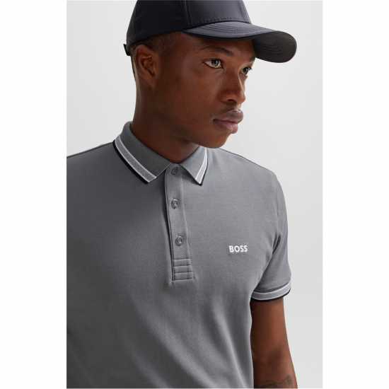 Hugo Boss Блуза С Яка Boss Paddy Polo Shirt Среден сив Holiday Essentials