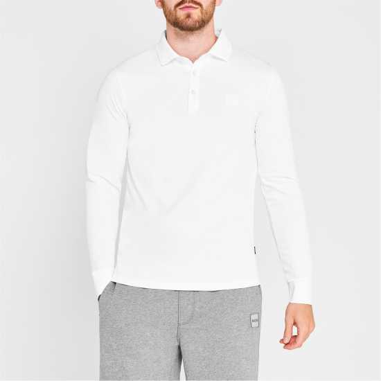 Hugo Boss Блуза С Яка Boss Passerby Polo Shirt Бяло 100 Fathers Day