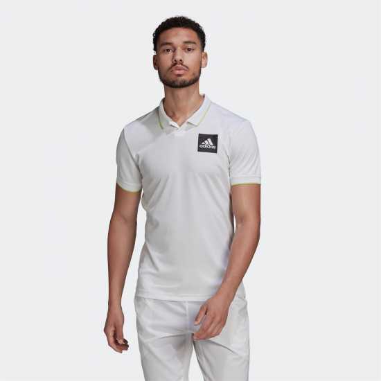 Adidas Мъжка Блуза С Яка Heat.rdy Tennis Freelift Polo Shirt Mens  Мъжко тенис облекло