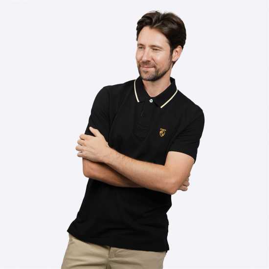 Howick Блуза С Яка Polo Shirt Черно Tshirts under 20