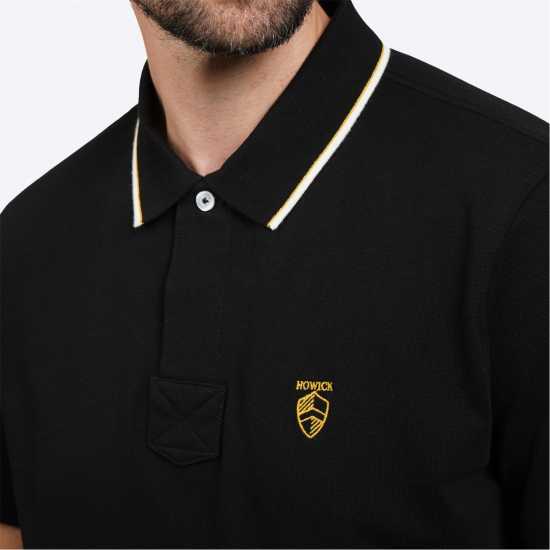 Howick Блуза С Яка Polo Shirt Черно Tshirts under 20