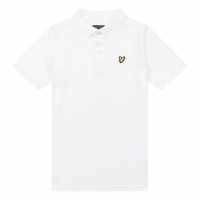 Lyle And Scott Детска Блуза С Яка And Scott Classic Polo Shirt Boys Ярко бяло Kids