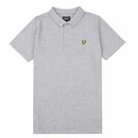 Lyle And Scott Детска Блуза С Яка And Scott Classic Polo Shirt Boys Сива Хизър Kids