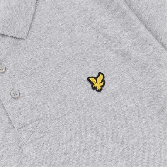 Lyle And Scott Детска Блуза С Яка And Scott Classic Polo Shirt Boys Сива Хизър Kids