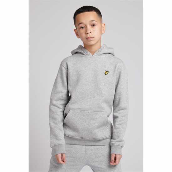 Lyle And Scott Детска Блуза С Яка And Scott Classic Polo Shirt Boys Сива Хизър Kids