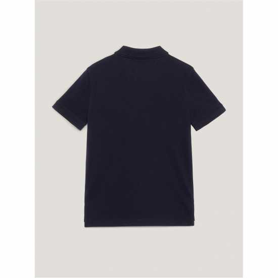 Tommy Hilfiger Logo Polo Short Sleeve Shirt Junior Пустинно небе 