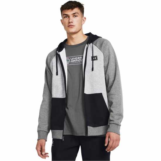 Under Armour Rival Flc Fz Colorblock  Мъжки суитчъри и блузи с качулки