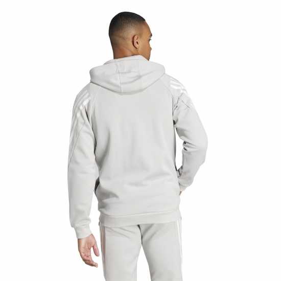 Adidas Future Icons 3-Stripes Full Zip Hoodie Mens Сиво Две Мъжки суитчъри и блузи с качулки