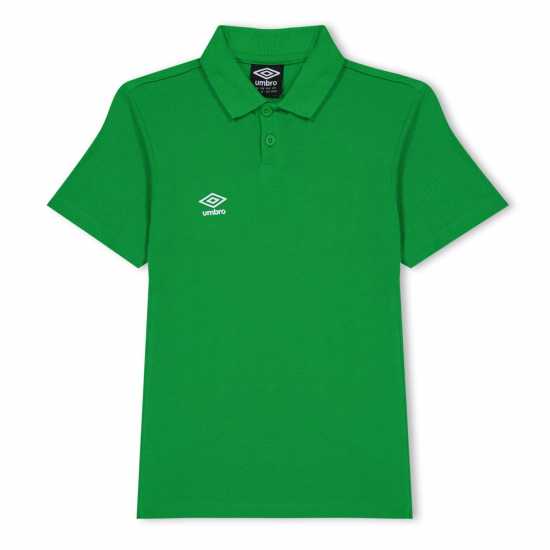 Umbro Essential Polo Juniors Изумруд / Бяло Детски тениски тип поло