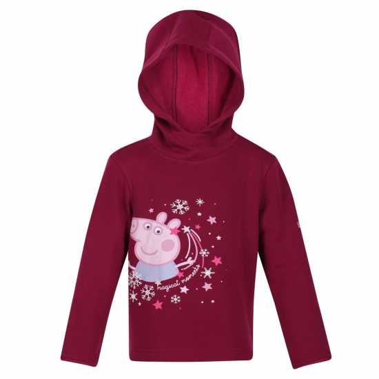 Regatta Peppa Graph Fleece Hoody Girls РаспRadiance Детски суитчъри и блузи с качулки