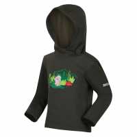 Regatta Peppa Graph Fleece Hoody Girls Тъмно кафяво Детски суитчъри и блузи с качулки