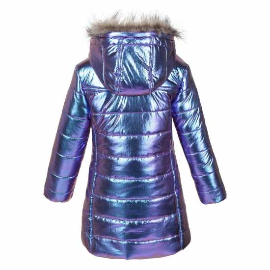 Ватирано Яке Regatta Peppa Padded Jacket Puffer Girls Метален Детски якета и палта