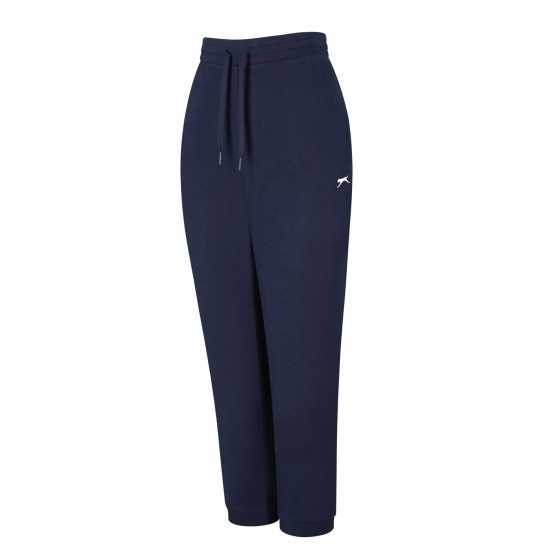 Slazenger Three Quarter Interlock Pant Ladies Морска синьо Дамско облекло плюс размер