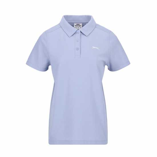 Дамска Блуза С Яка Slazenger Polo Shirt Ladies Небесно синьо Дамски тениски с яка