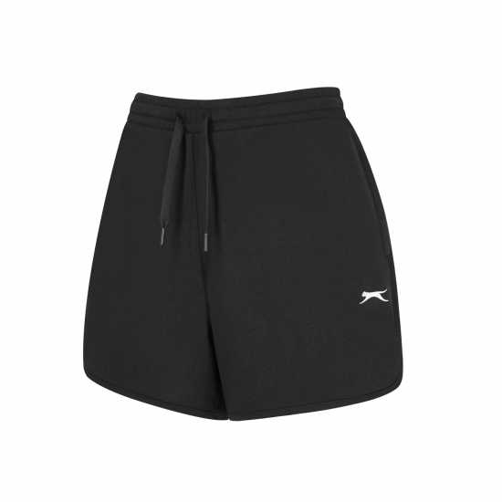 Slazenger Дамски Шорти Interlock Shorts Ladies Черно Дамски къси панталони