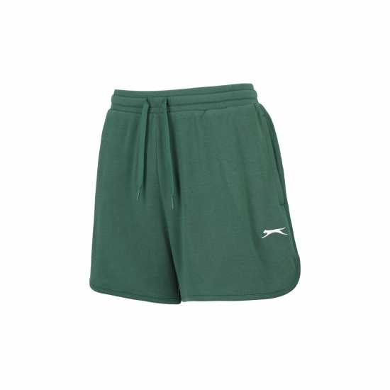 Slazenger Дамски Шорти Interlock Shorts Ladies Горско зелено Дамски къси панталони