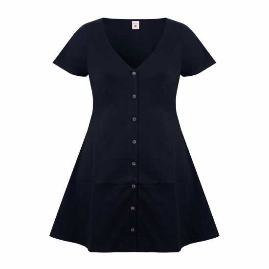 Soulcal Button Up Dress Ld43 Черно Дамски поли и рокли