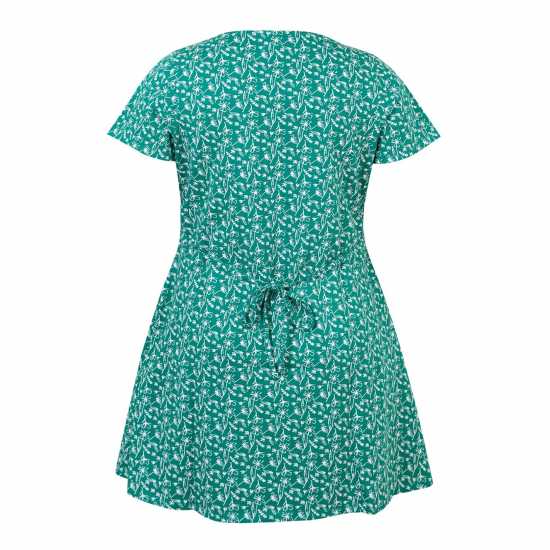 Soulcal Button Up Dress Ld43 Зелено Дитси Дамски поли и рокли