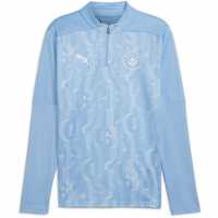 Puma Manchester City Prematch Quarter-Zip Top 2024 2025 Adults  Мъжки горнища с цип