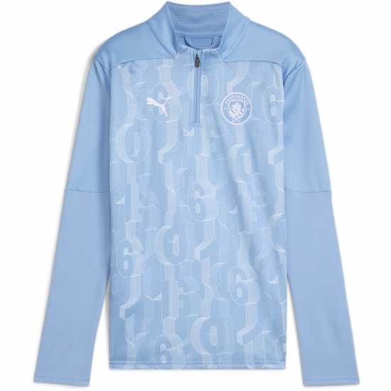 Puma Manchester City Prematch Quarter-Zip Top 2024 2025 Juniors  Детски горнища с цип