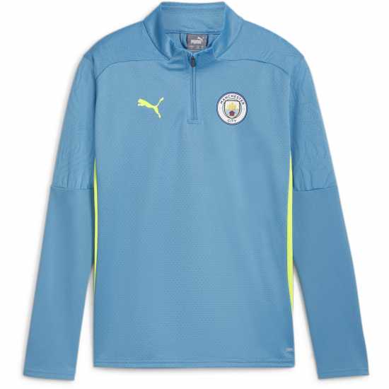 Детско Горнище За Тренировка Puma Manchester City Training Drill Top Juniors  Детски горнища с цип