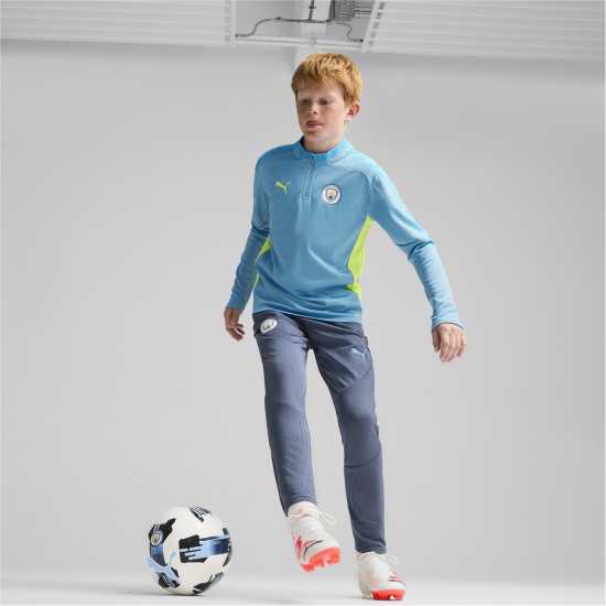 Детско Горнище За Тренировка Puma Manchester City Training Drill Top Juniors  Детски горнища с цип