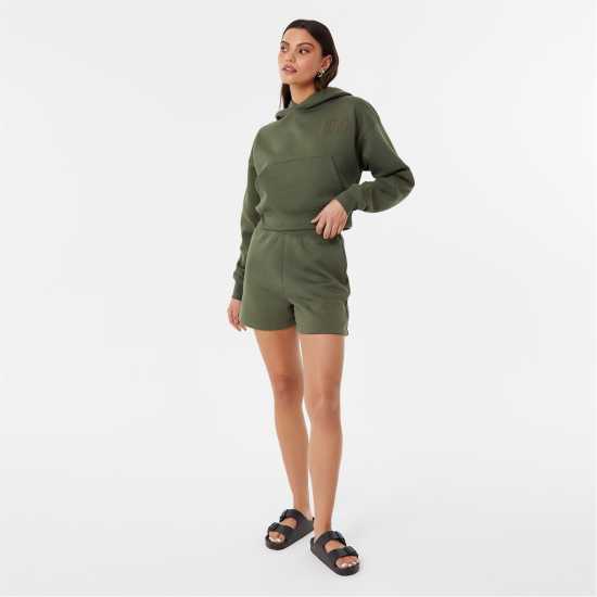 Дамски Шорти Jack Wills Fleece Shorts Womens Хаки Дамски къси панталони