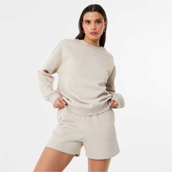 Дамски Шорти Jack Wills Fleece Shorts Womens Камък Дамски къси панталони