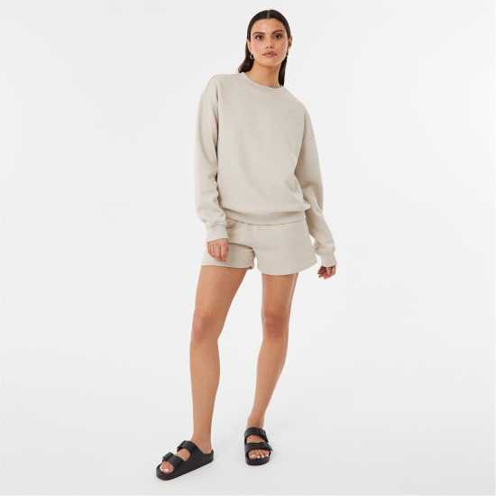 Дамски Шорти Jack Wills Fleece Shorts Womens Камък Дамски къси панталони