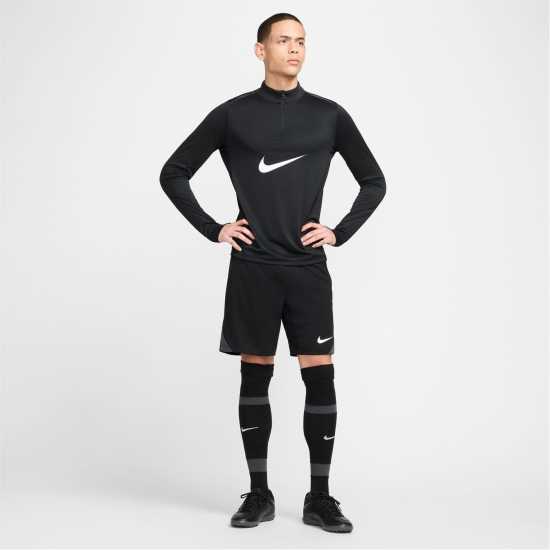 Nike Academy Pro Men's Dri-FIT Soccer Drill Top Черно Мъжко облекло за едри хора