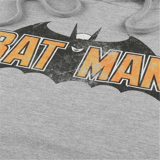 Character Dc Comics Batman Logo Hoodie Batman Grey Мъжки суитчъри и блузи с качулки