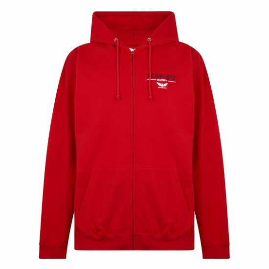 Castore Sc Fz Hoody Sn99 Червено Мъжки суитчъри и блузи с качулки