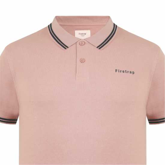 Firetrap Мъжка Блуза С Яка Lazer Polo Shirt Mens Rose Мъжко облекло за едри хора