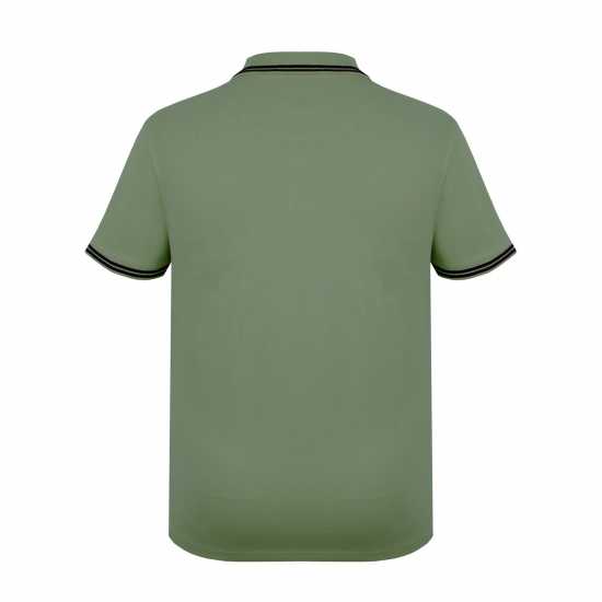 Firetrap Мъжка Блуза С Яка Lazer Polo Shirt Mens Зелено Мъжко облекло за едри хора