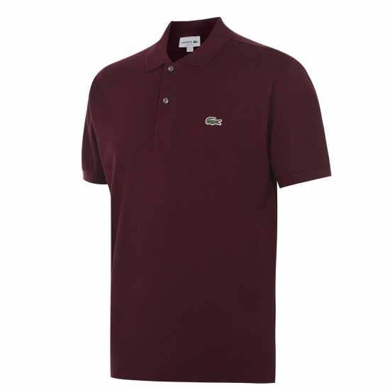 Lacoste Блуза С Яка L.12.12 Basic Polo Shirt Burgundy Marl Holiday Essentials