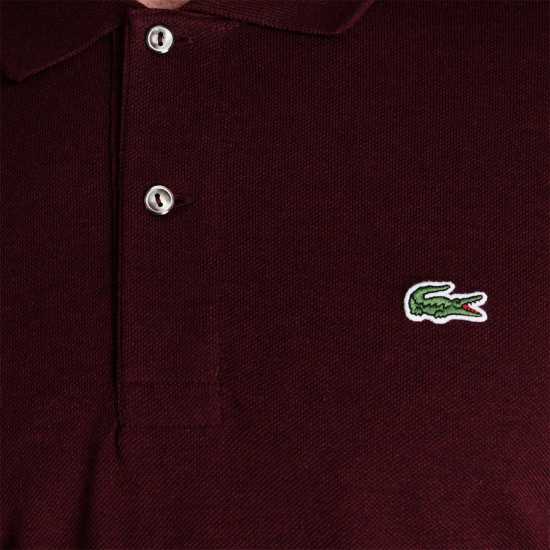 Lacoste Блуза С Яка L.12.12 Basic Polo Shirt Burgundy Marl Holiday Essentials