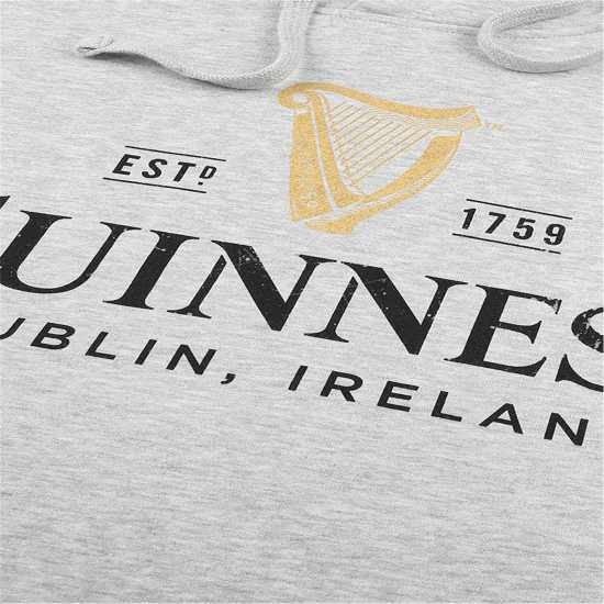 Guinness Harp Hoody Grey Heather Мъжки суитчъри и блузи с качулки