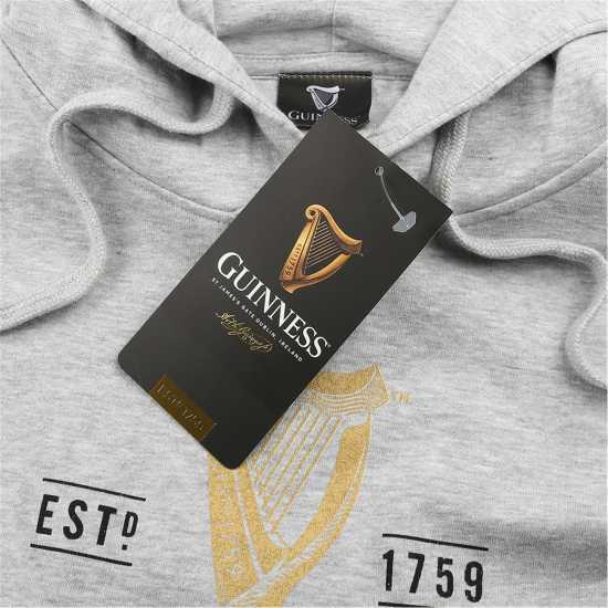 Guinness Harp Hoody Grey Heather Мъжки суитчъри и блузи с качулки