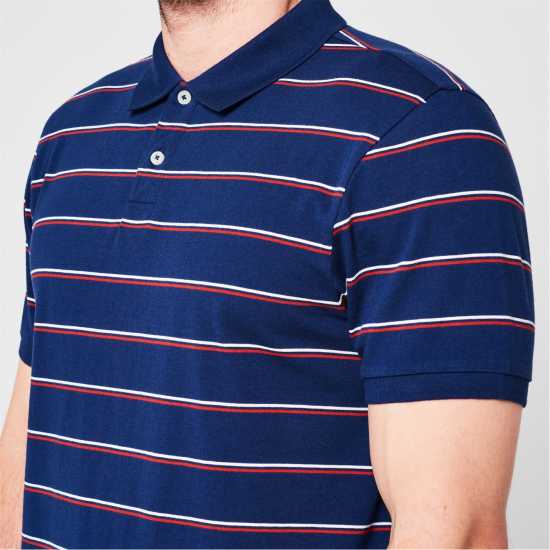 Howick Блуза С Яка Polo Shirt Нави полоски Tshirts under 20