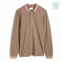 Блуза С Яка Farah Freddie Long Sleeve Polo Shirt  Мъжки тениски с яка