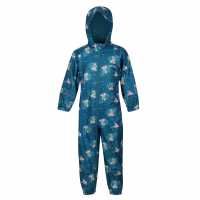 Regatta Peppa Pig Waterproof & Breathable Pobble Suit Bodysuit Unisex Kids Галфстрийм 